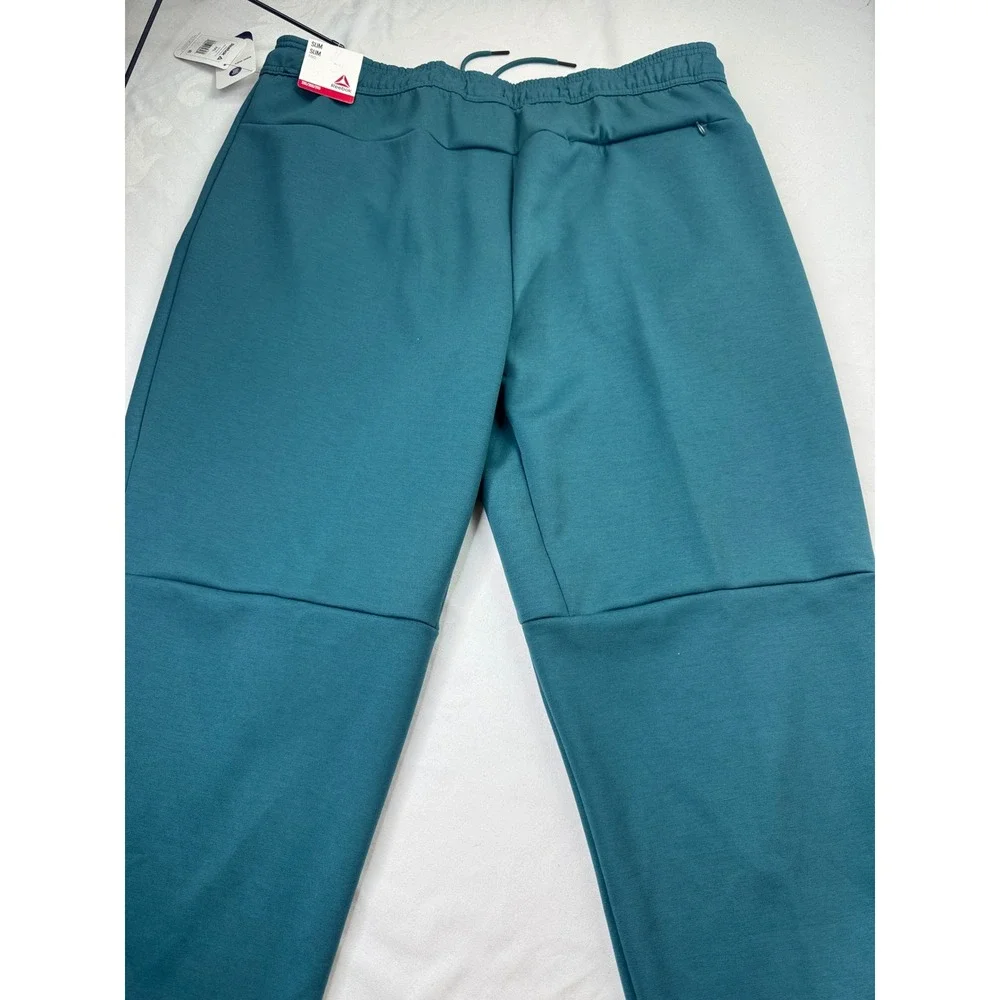 Reebok‎ RBK Flow Jogg W3 Mens 2XL Balsam Teal Straight Leg Jogger Pants NWT